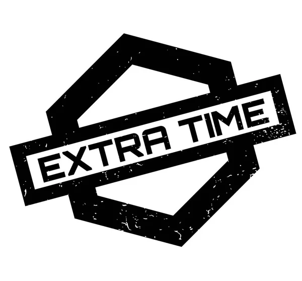 Extra Time rubber stamp — Stock Vector