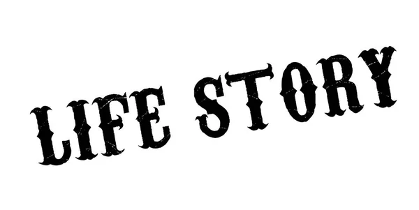 Historia życia pieczątka — Wektor stockowy