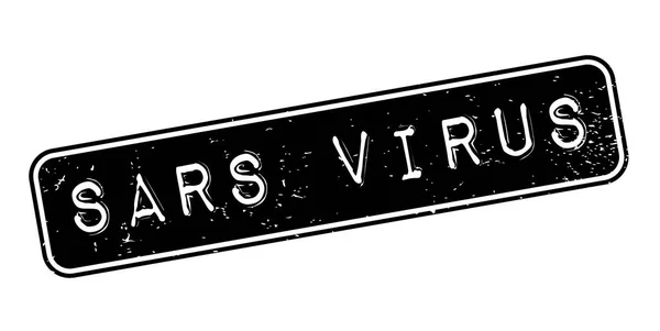 Timbre en caoutchouc SRAS VIRUS — Image vectorielle