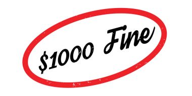 1000 dolar iyi lastik damgası