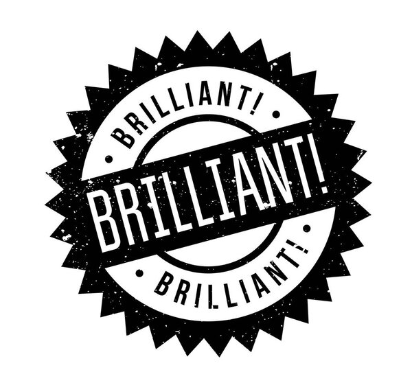 Brilliant rubber stamp