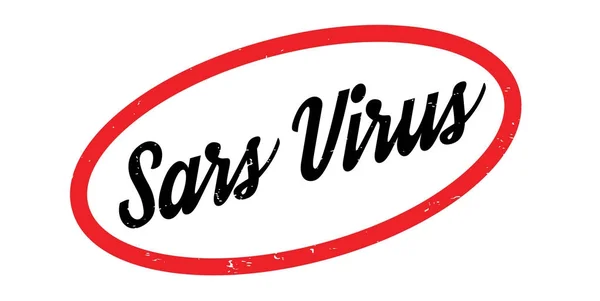 Timbre en caoutchouc SRAS VIRUS — Image vectorielle