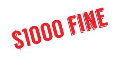 1000 dolar iyi lastik damgası