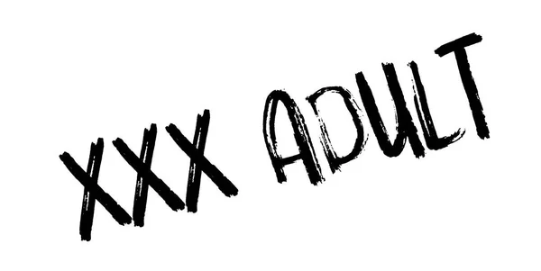 XXX Timbre en caoutchouc pour adulte — Image vectorielle