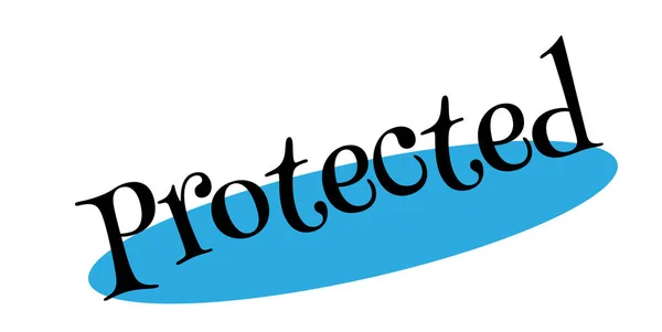 Защитная резиновая марка — стоковый вектор