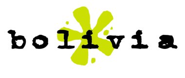 Bolivya etiket damga