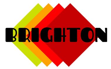 Brighton etiket damga