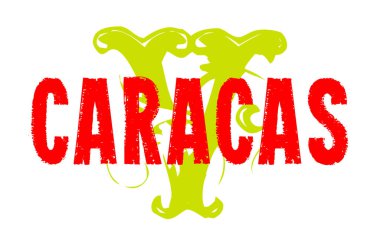 Caracas etiket damga