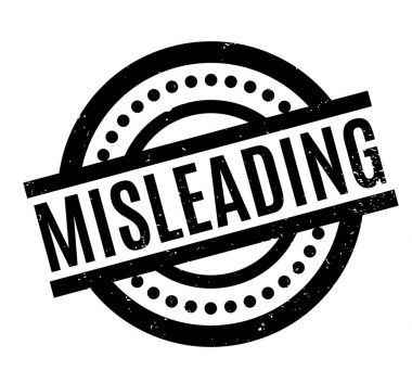 Misleading rubber stamp clipart