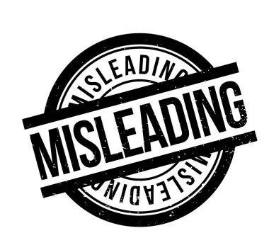Misleading rubber stamp clipart