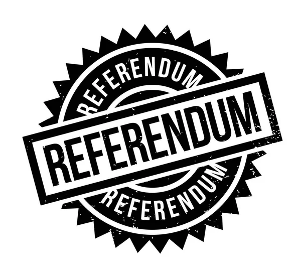 Резиновая марка референдума — стоковый вектор