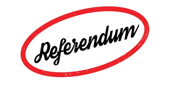 Резиновая марка референдума — стоковый вектор