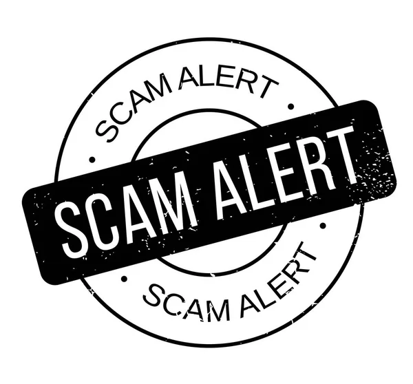 Carimbo de borracha SCAM ALERT — Vetor de Stock