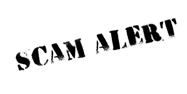 SCAM ALERT Timbre en caoutchouc — Image vectorielle