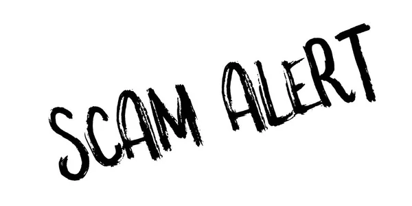 Carimbo de borracha SCAM ALERT — Vetor de Stock