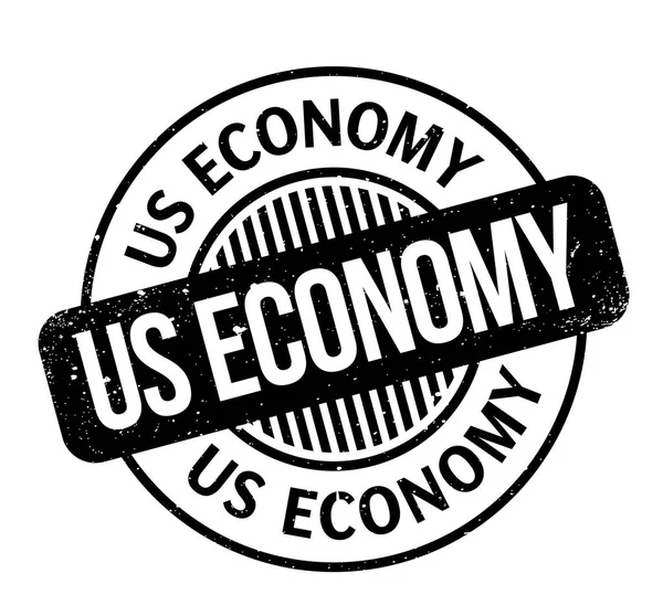 Каучуковая марка экономики США — стоковый вектор