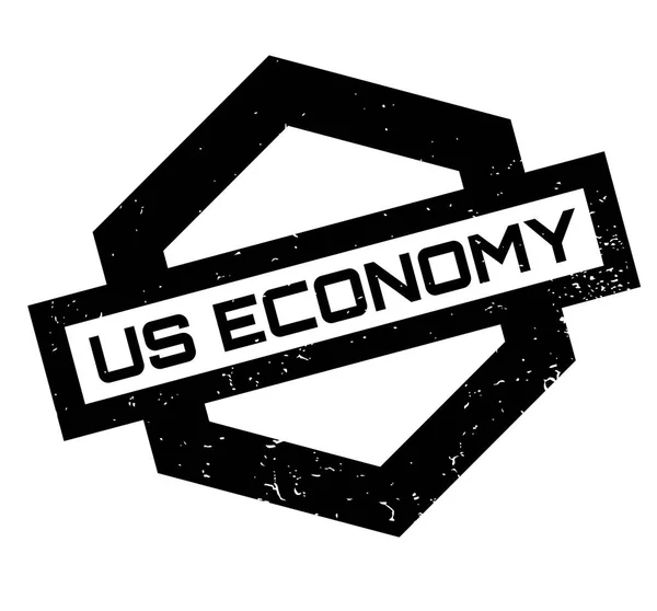 ESTADOS UNIDOS Sello de goma ECONOMÍA — Vector de stock