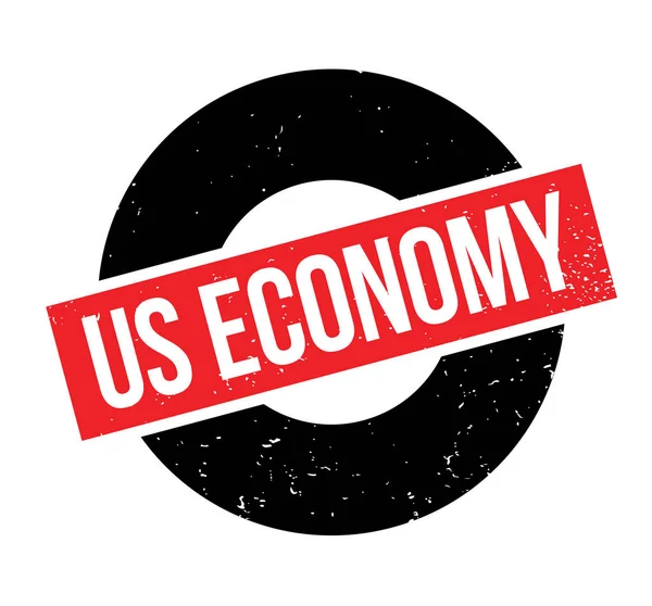 Ons economie Rubberstempel — Stockvector