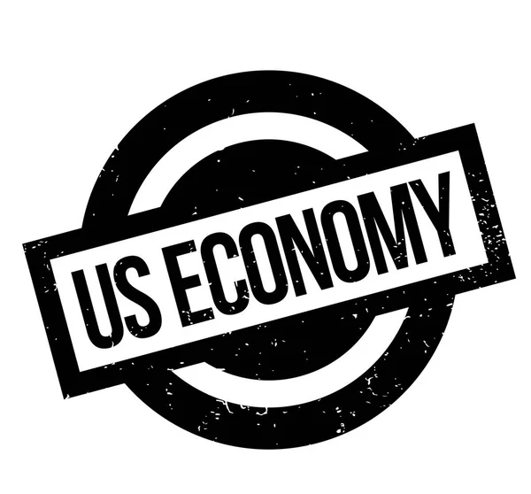 ESTADOS UNIDOS Sello de goma ECONOMÍA — Archivo Imágenes Vectoriales