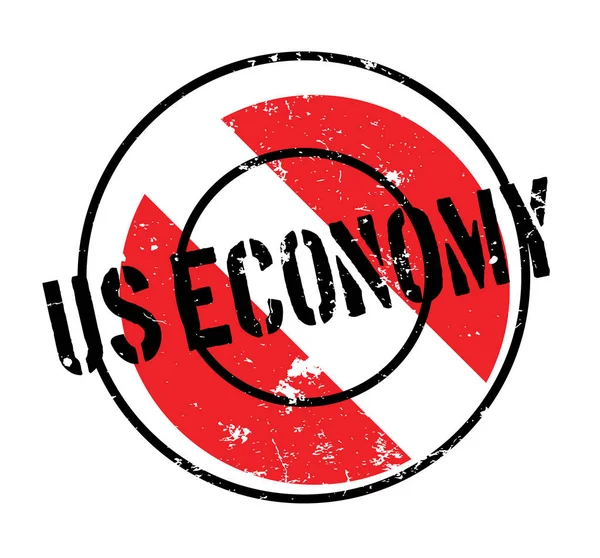 Ons economie Rubberstempel — Stockvector