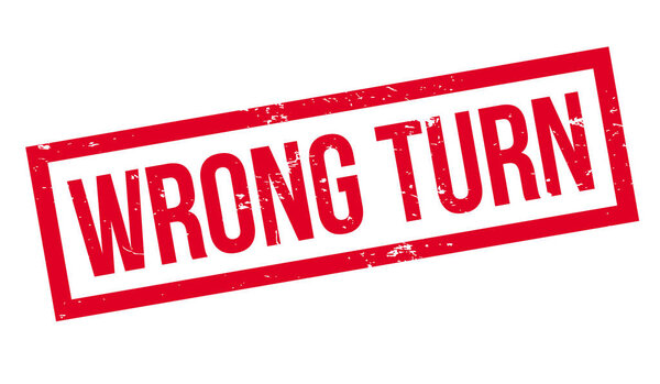 Штемпель неправильного вращения
