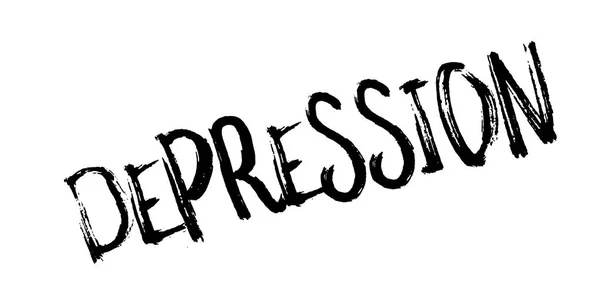 Depression rubber stamp — Stock Vector
