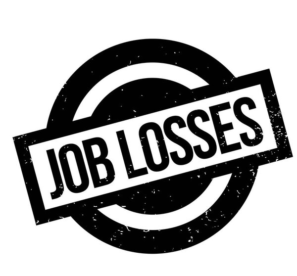 Job Losses rubber stamp