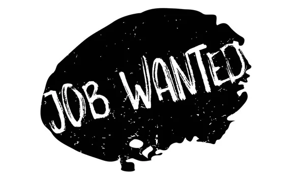 Резиновая марка Job Wanted — стоковый вектор