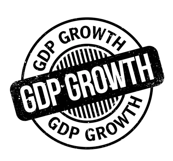 Gdp 增长橡皮戳 — 图库矢量图片