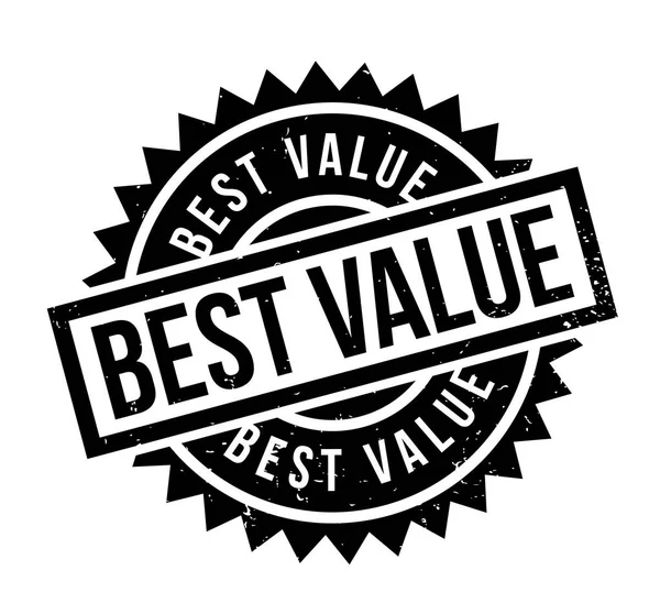Miglior valore Timbro di gomma — Vettoriale Stock
