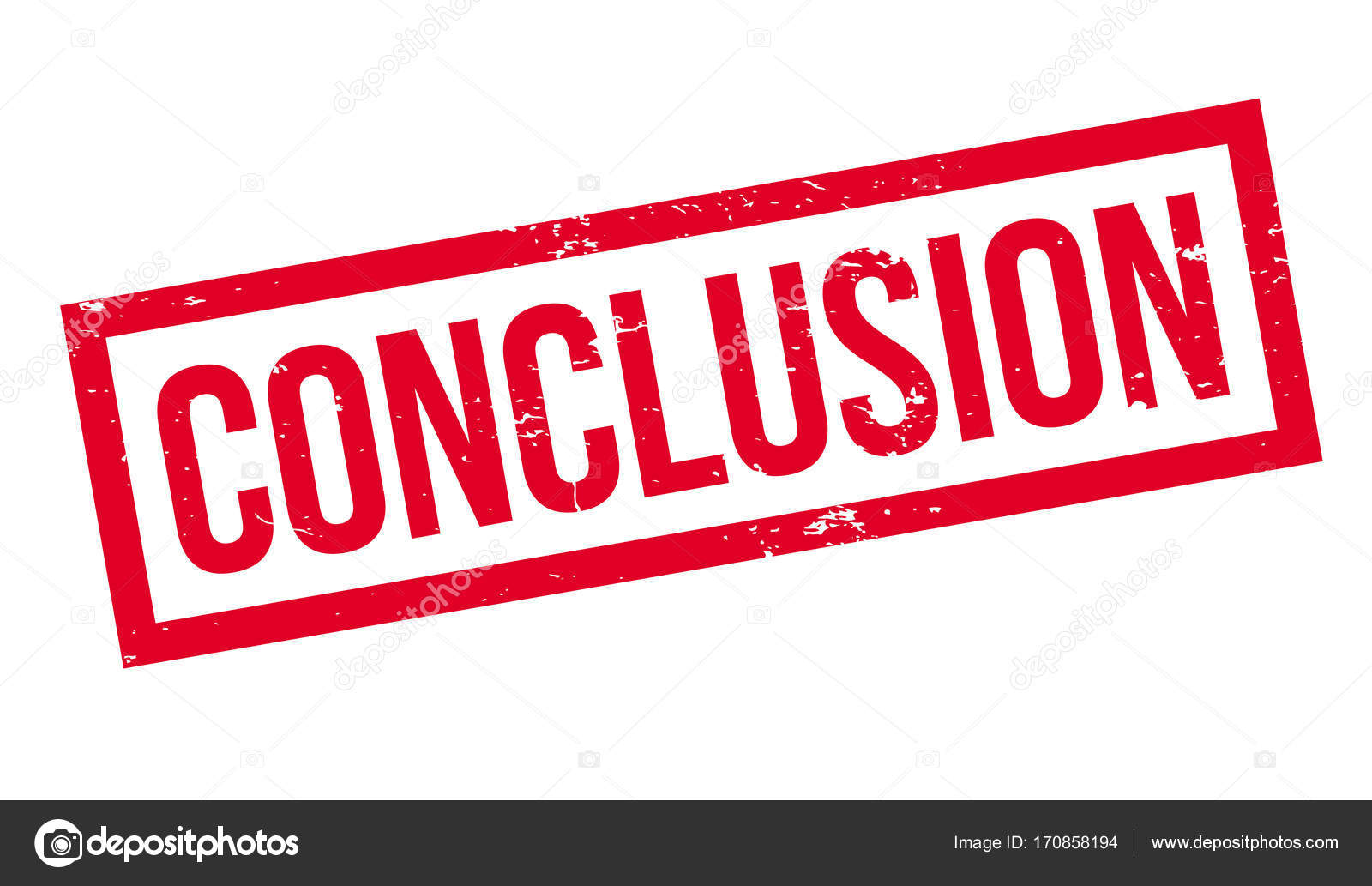 Conclusion Rubber Stamp Vector Image By C Lkeskinen0 Vector Stock