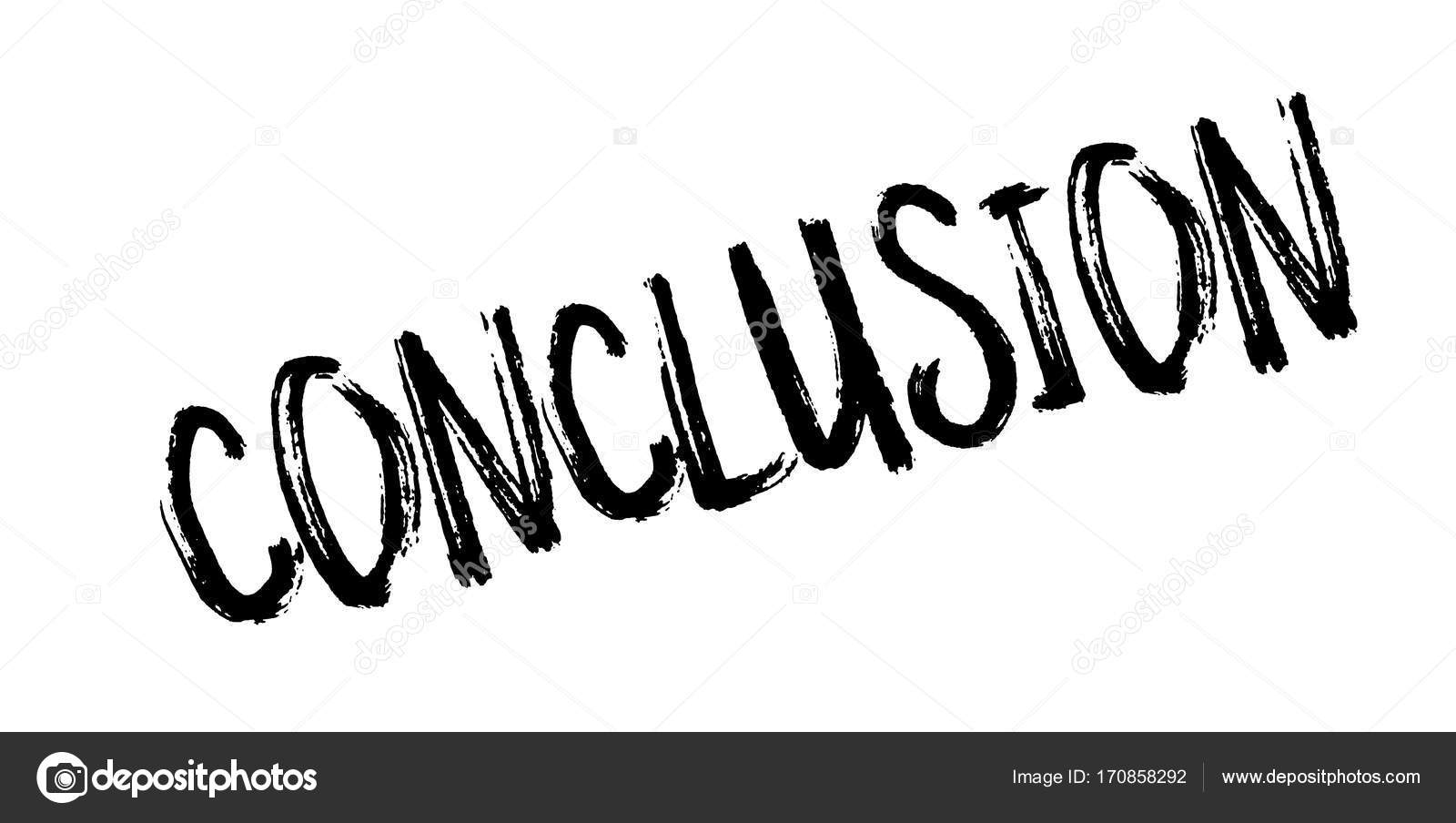 Conclusion Rubber Stamp Vector Image By C Lkeskinen0 Vector Stock