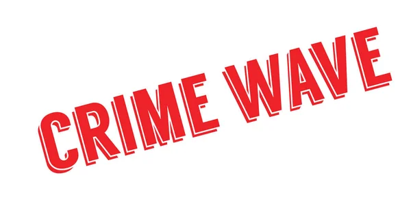 CRIME WAVE แสตมป์ยาง — ภาพเวกเตอร์สต็อก