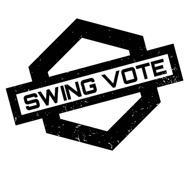 Swing hlasování razítko — Stockový vektor