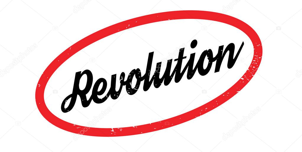 Revolution rubber stamp