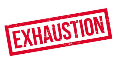 Exhaustion rubber stamp