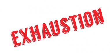 Exhaustion rubber stamp