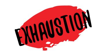 Exhaustion rubber stamp