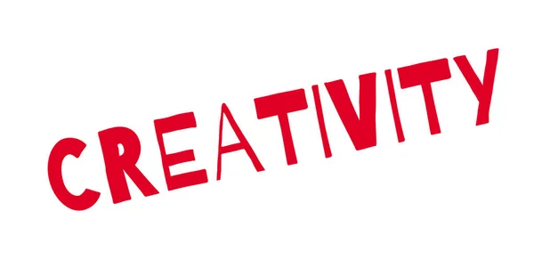 Creativity rubber stamp — Stock Vector