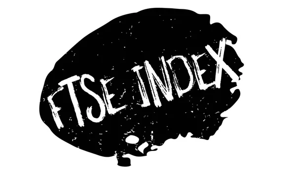 FTSE Index gumibélyegző — Stock Vector