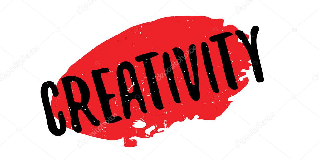 Creativity rubber stamp