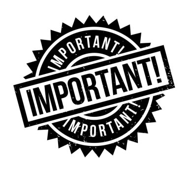 önemli lastik damgası