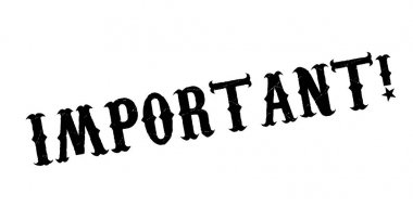 önemli lastik damgası