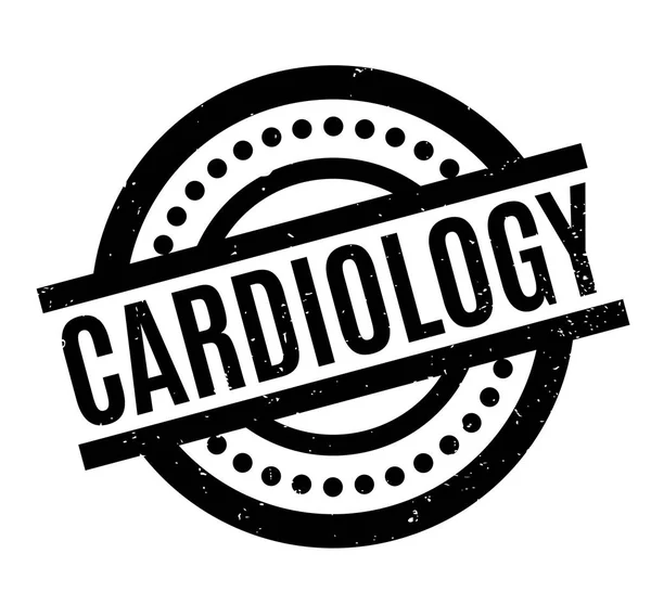 Cardiology rubber stamp — Stock Vector