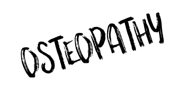 Sello de goma de osteopatía — Vector de stock