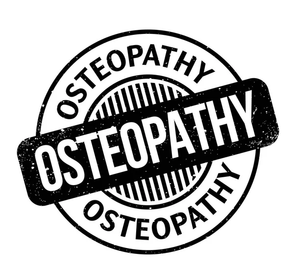 Sello de goma de osteopatía — Vector de stock