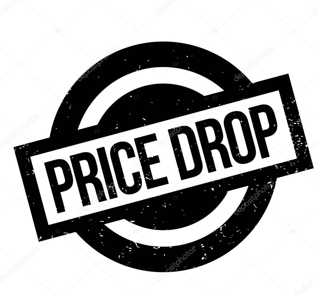 Price Drop rubber stamp