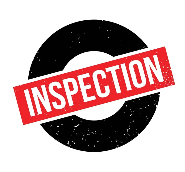 Sello de goma de inspección — Vector de stock