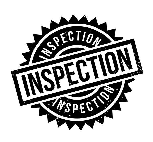 Sello de goma de inspección — Vector de stock