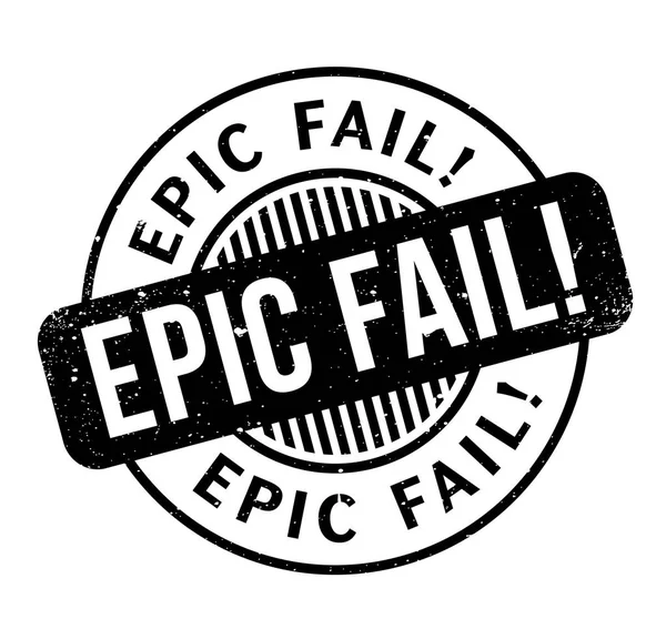 Резиновая марка Epic Fail — стоковый вектор